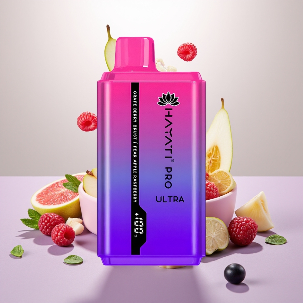 Wholesale Turkey Hayati Pro Ultra 15000 Puff 850mAh Üzüm Ahududu Armut Elma Raspberry