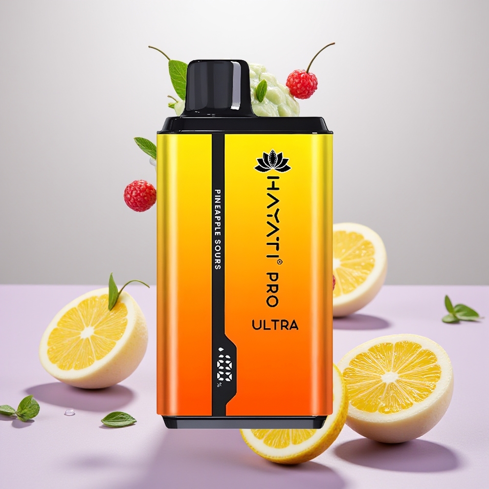 Wholesale Turkey Hayati Pro Ultra 15000 Puffs 24ml Ananas Ekşi