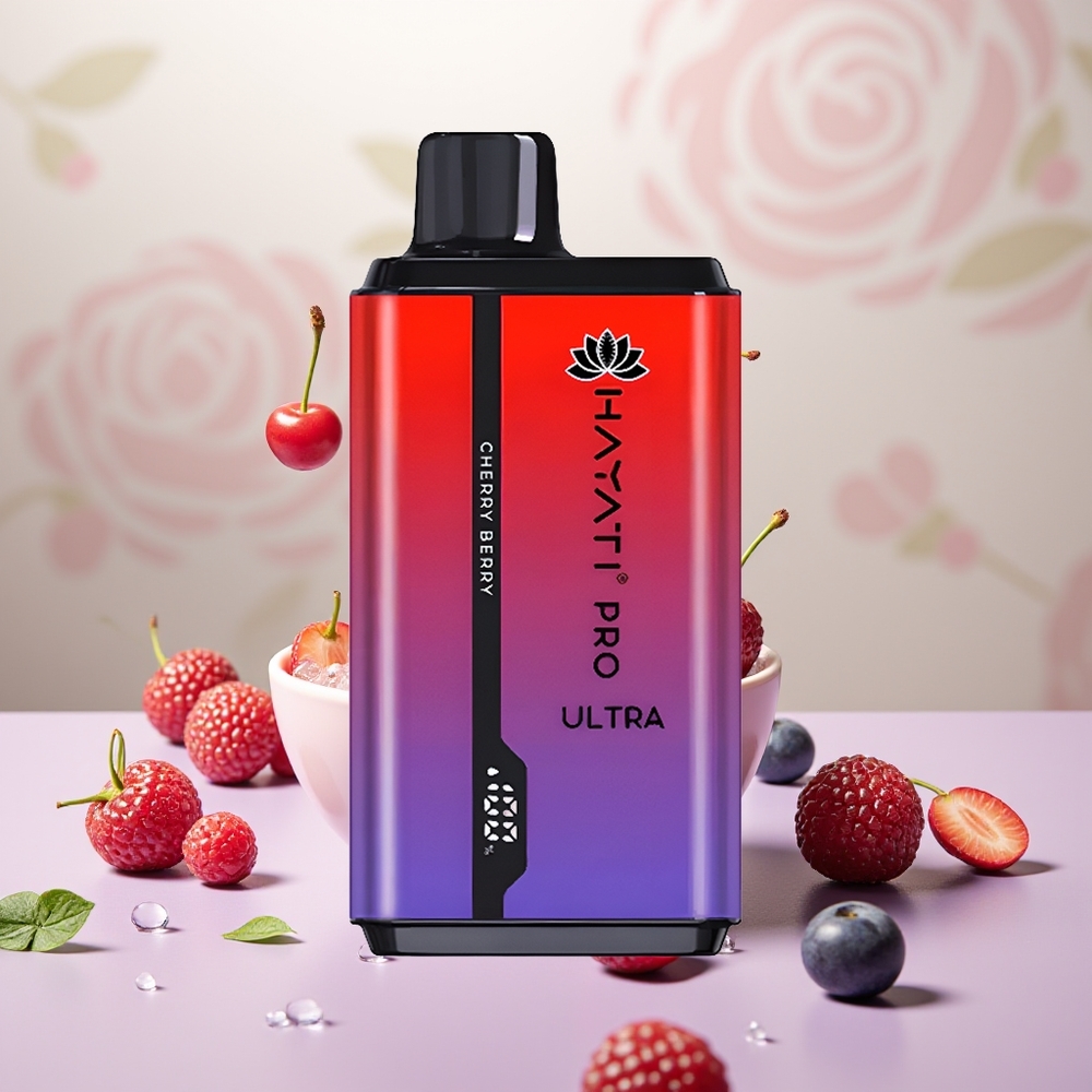 Wholesale Turkey Hayati Pro Ultra 15000 Puffs 24ml Vişne Böğürtlen
