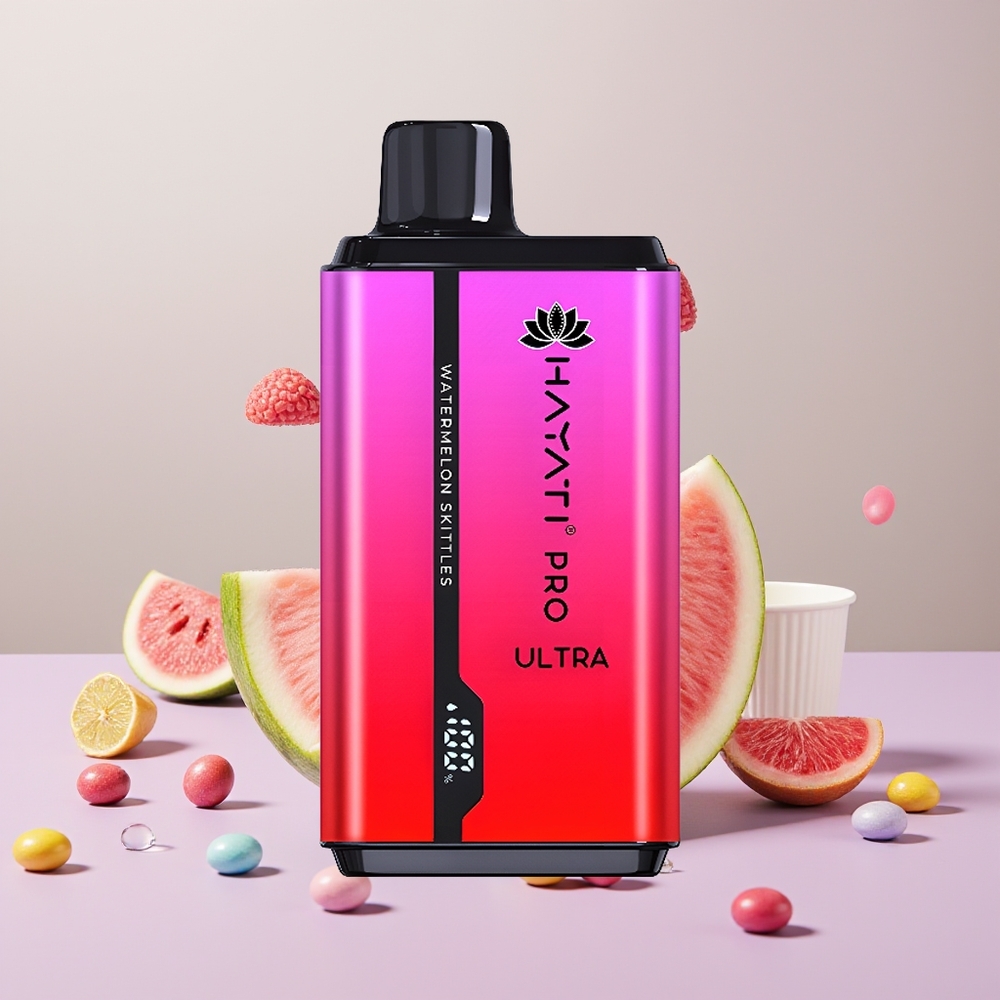 Wholesale Turkey Hayati Pro Ultra 15000 Puffs 24ml Watermelon Jelibon