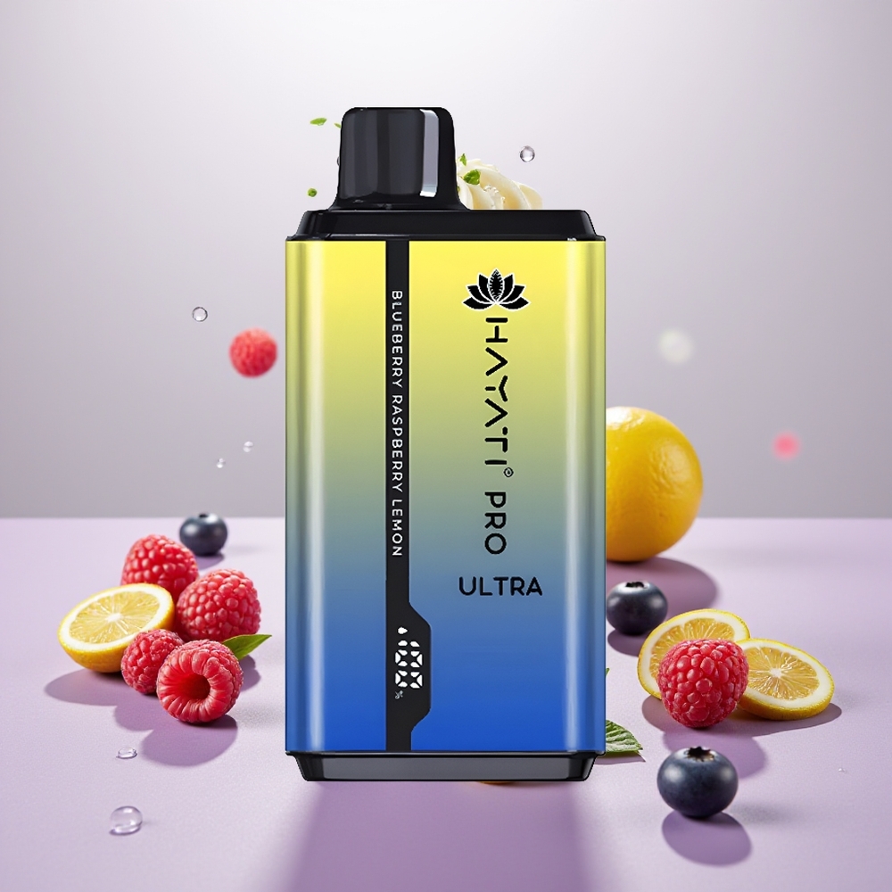 Wholesale Turkey Hayati Pro Ultra 15000 Puffs 850mAh 24ml Yaban Mersini Ahududu Limon