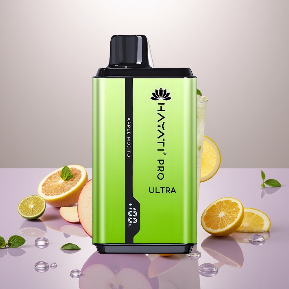 Wholesale Turkey Hayati Pro Ultra 15000 Puffs 850mAh Elma Mojito