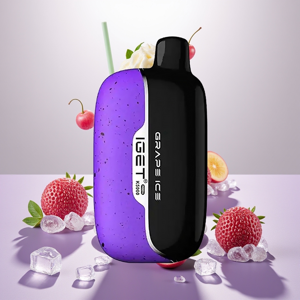 Wholesale Turkey IGET Moon K5000 5000 Puffs 1.35 Ohm Üzüm Buz