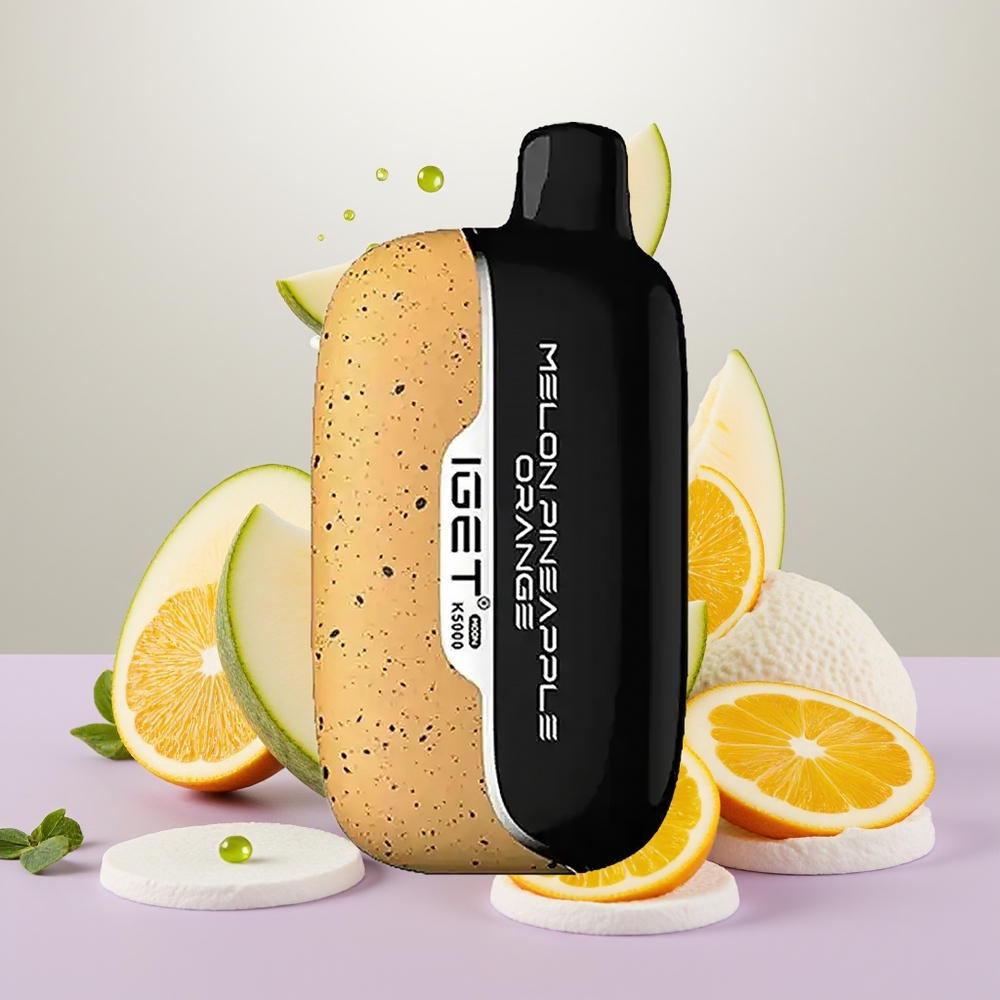 Wholesale Turkey IGET Moon K5000 5000 Puffs PC Melon Ananas Portakal