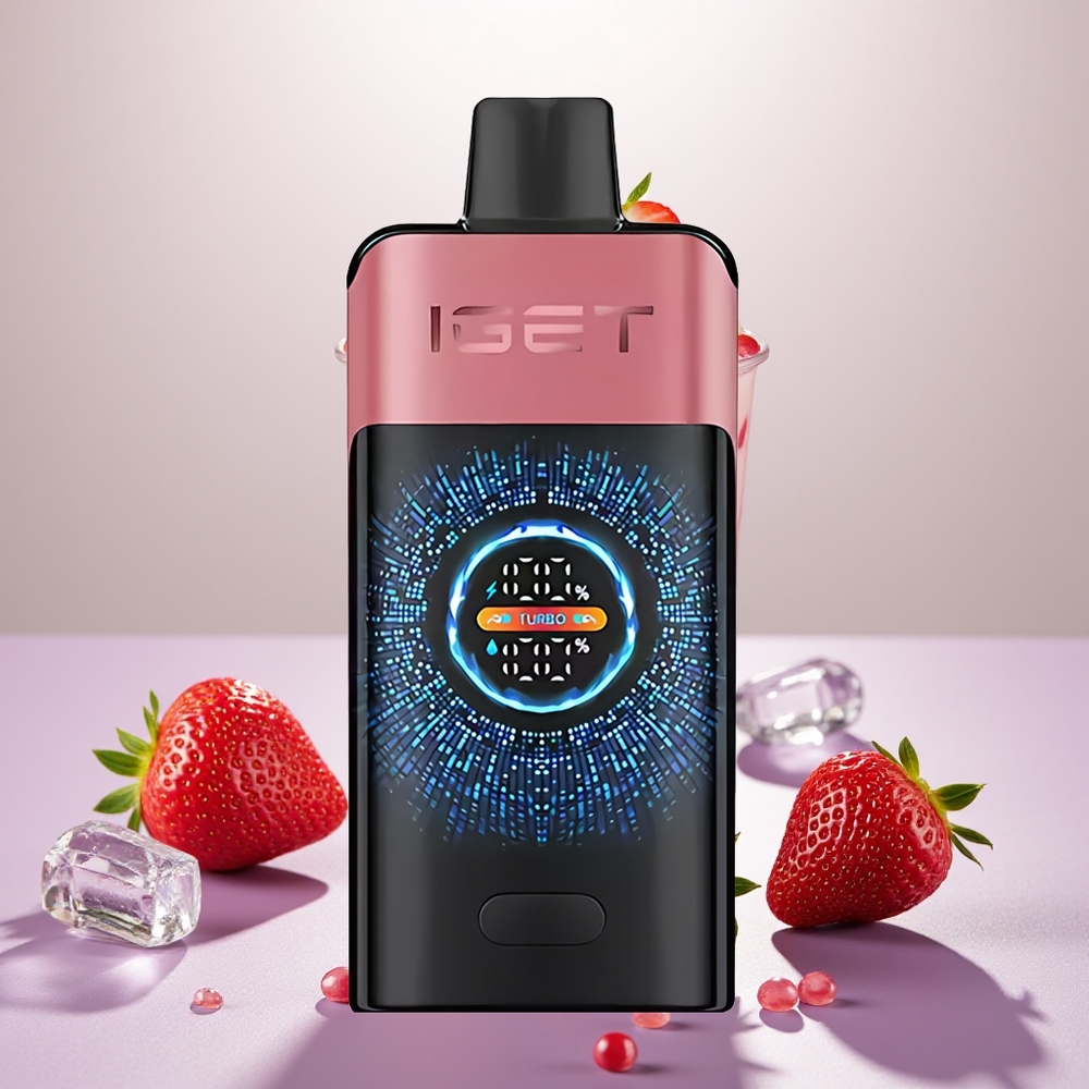 Wholesale Turkey IGET ONE 12000 Puffs 2700 mAh Large Curved Color Screen Çilek Nar Buz