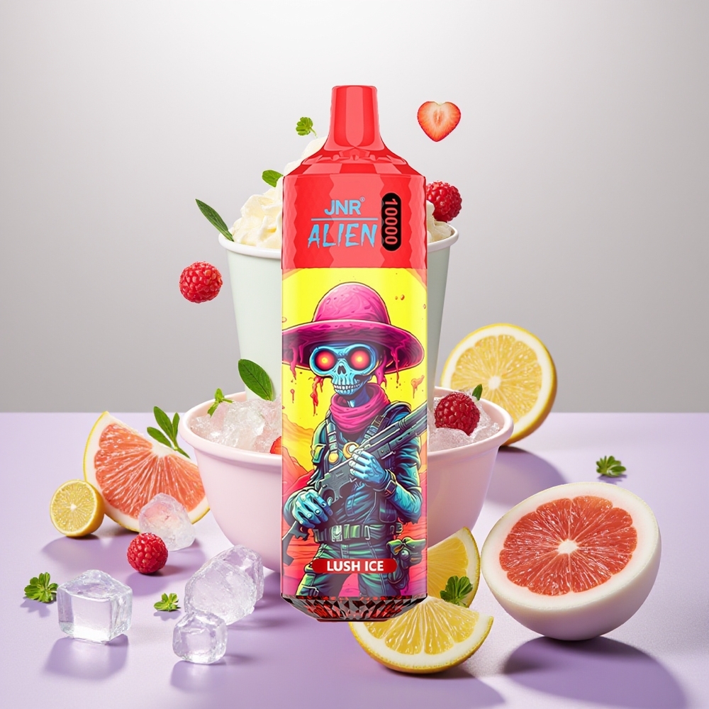 Wholesale Turkey JNR Alien 10000 Puffs 850mAh LED Lush Ice (Taze Buz)