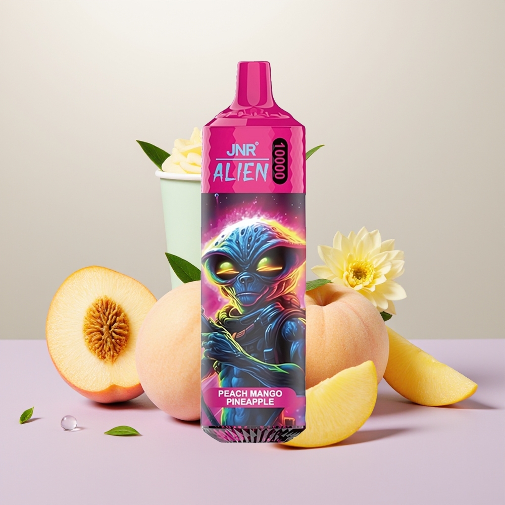 Wholesale Turkey JNR Alien 10000 Puffs 850mAh Type-C Şeftali Mango Ananas