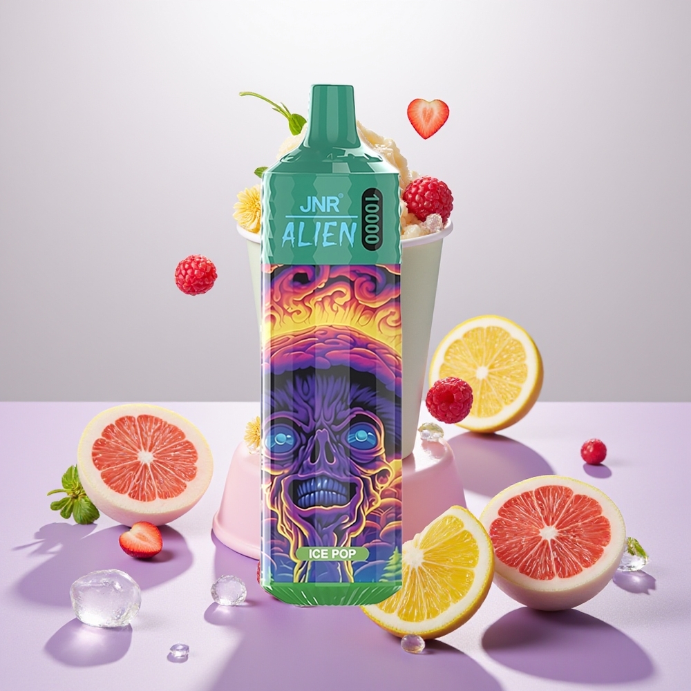 Wholesale Turkey JNR Alien 10000 Puffs LED Buz Devre Ice Pop