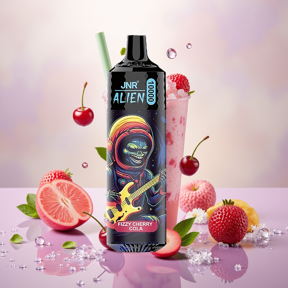 Wholesale Turkey JNR Alien 10000 Puffs RGB LED 20ml Gazlı Kiraz Kola