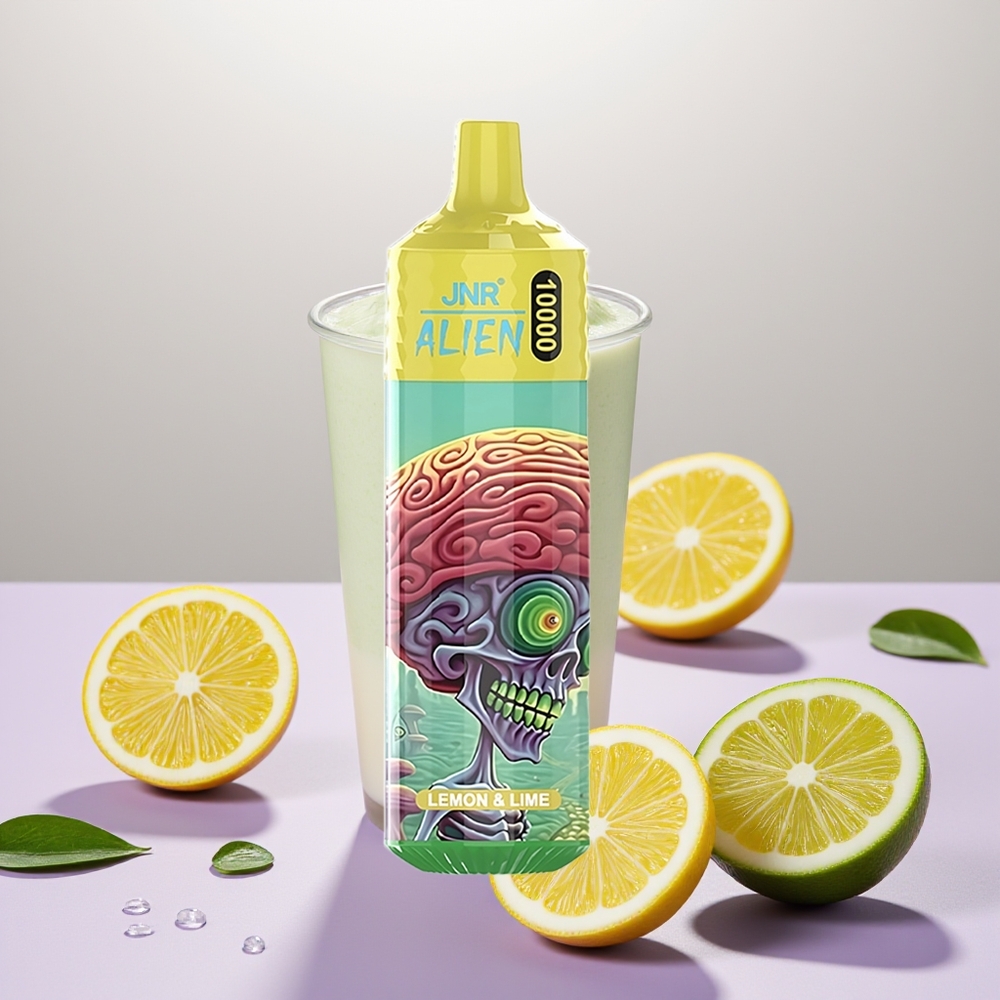 Wholesale Turkey JNR Alien 10000 Puffs RGB LED Limon & Lime