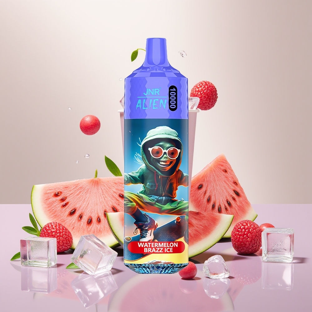 Wholesale Turkey JNR Alien 10000 Puffs Type-C Quick Charge LED Karpuz Brazz Buz