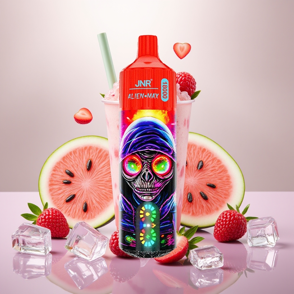 Wholesale Turkey JNR Alien Max 18000 Puffs Dual Mesh Ahududu Karpuz Buz