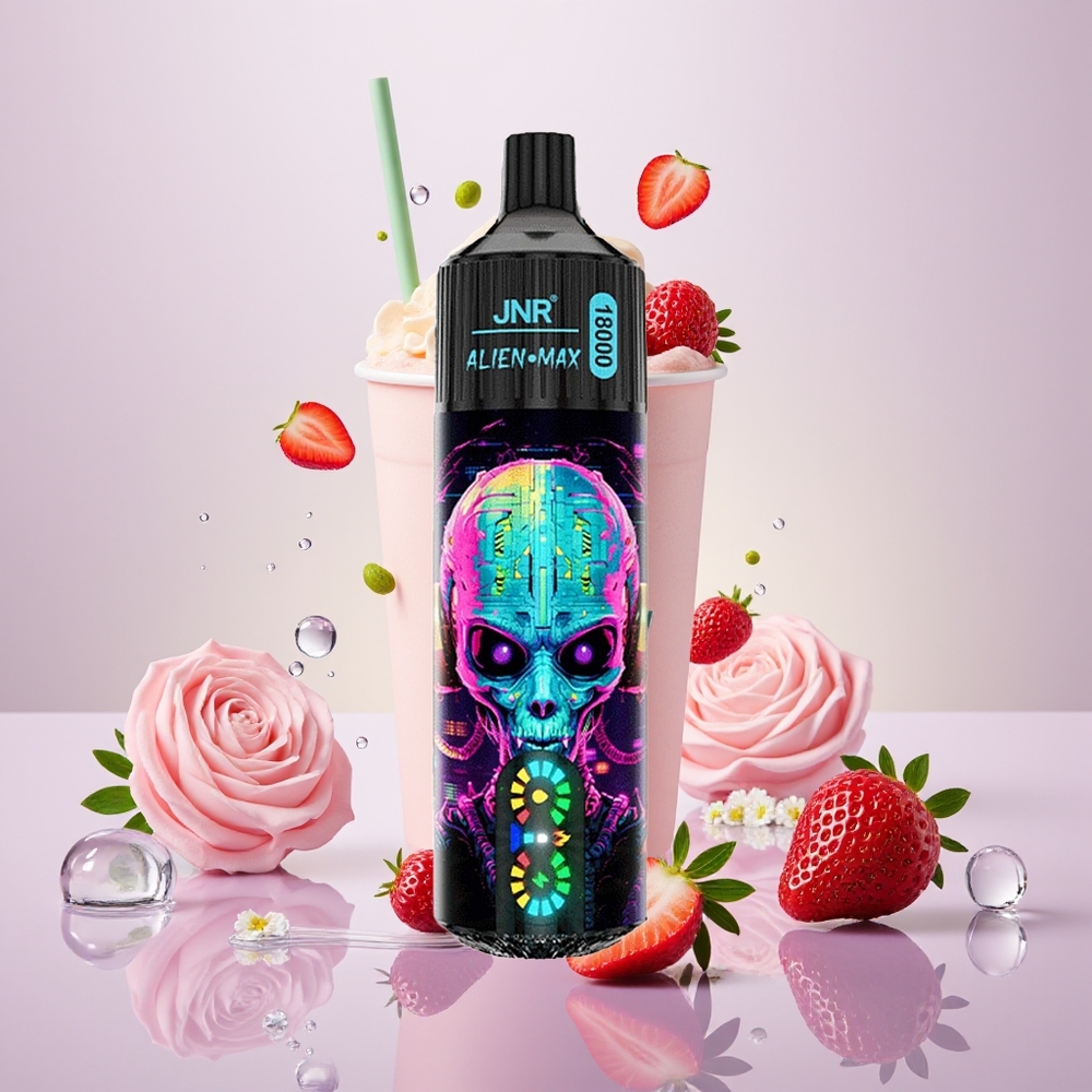 Wholesale Turkey JNR Alien Max 18000 Puffs Dual Mesh Coil Hubba Bubba Çilek