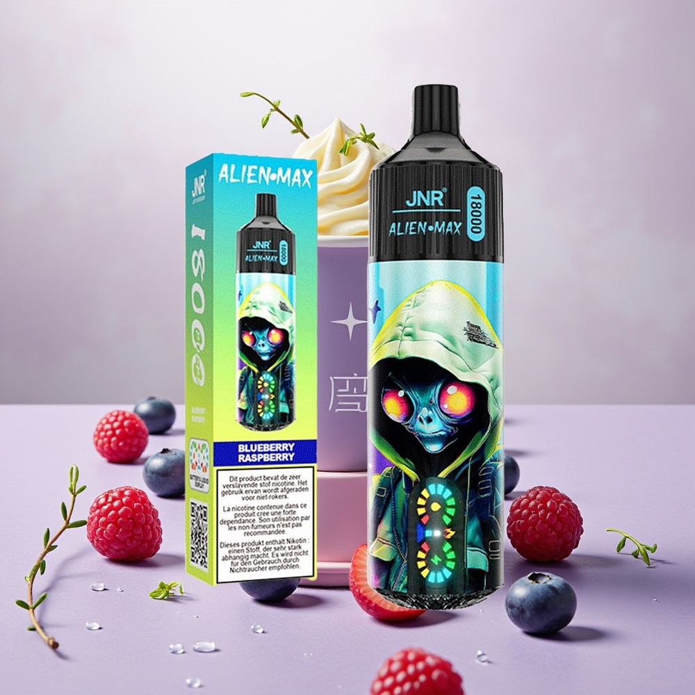 Wholesale Turkey JNR Alien Max 18000 Puffs Dual Mesh Coil Şeftali Ahududu