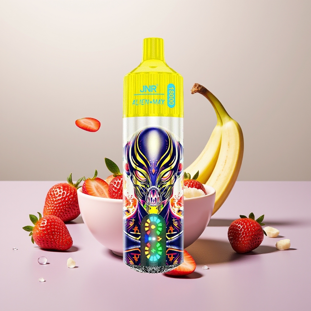 Wholesale Turkey JNR Alien Max 18000 Puffs Dual Mesh Çilek Muz