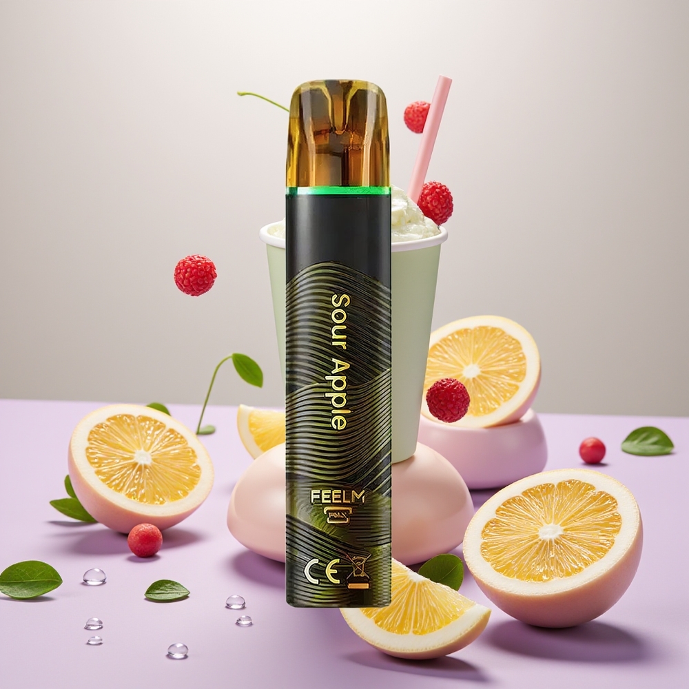 Wholesale Turkey JNR Black&Golden 800 Puffs 2ml Ekşi Elma