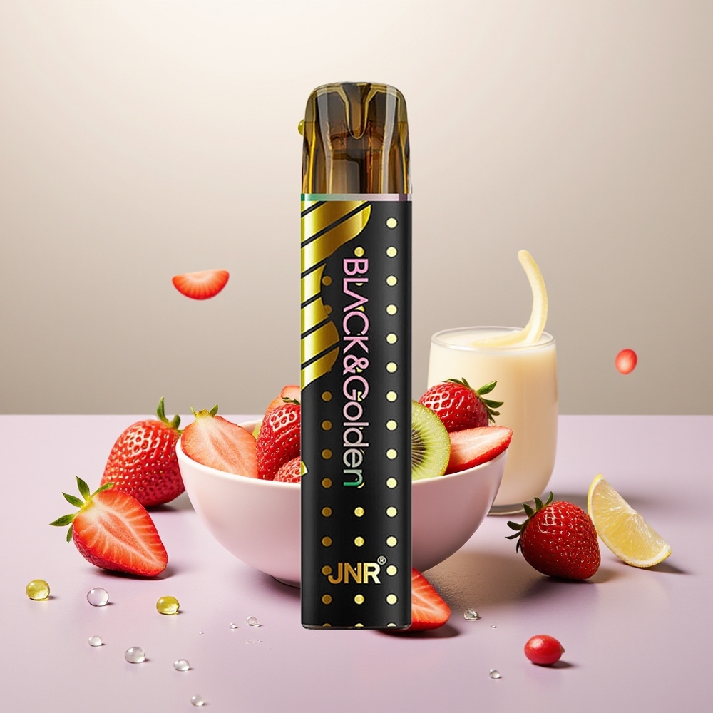 Wholesale Turkey JNR Black&Golden 800 Puffs 2ml Çilek Kivi