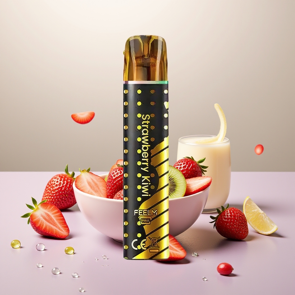 Wholesale Turkey JNR Black&Golden 800 Puffs 2ml Çilek Kivi