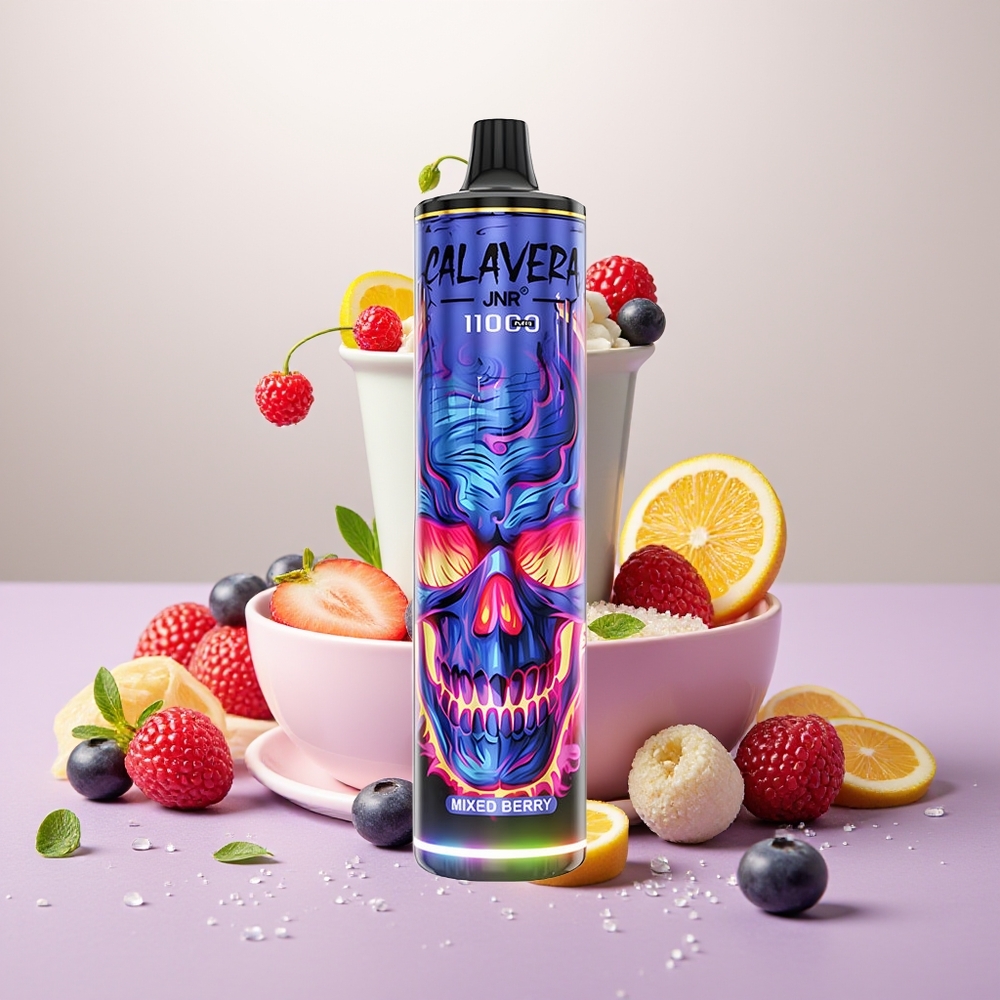 Wholesale Turkey JNR Calavera 11000 Puff Type-C 21ml Karışık Meyve Tek Kullanımlık Vape