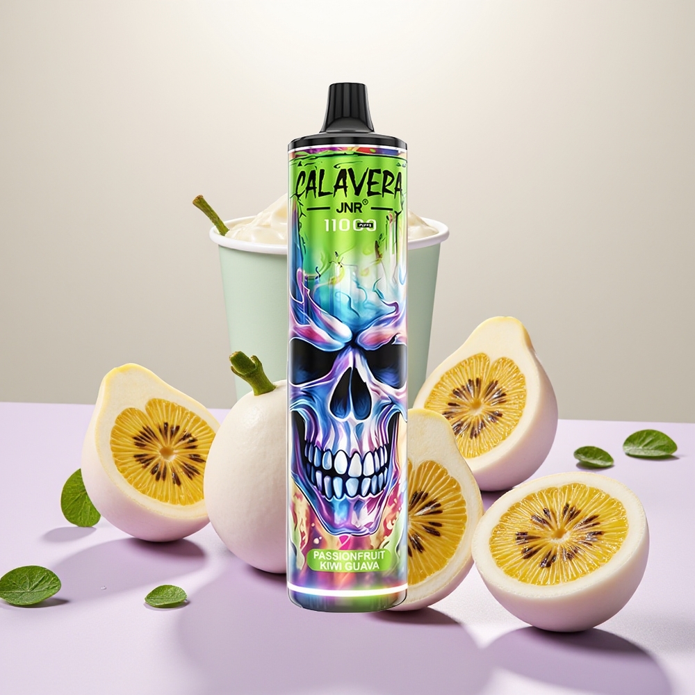 Wholesale Turkey JNR Calavera 11000 Puffs 850 mAh 21ml Çarkıfelek Kivi Guava