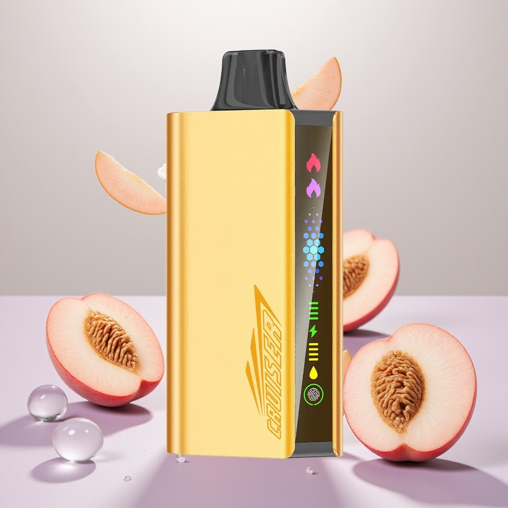 Wholesale Turkey JNR Cruiser 12000 Puf No-Charge Tek Kullanımlık Vape Şeftali Buz