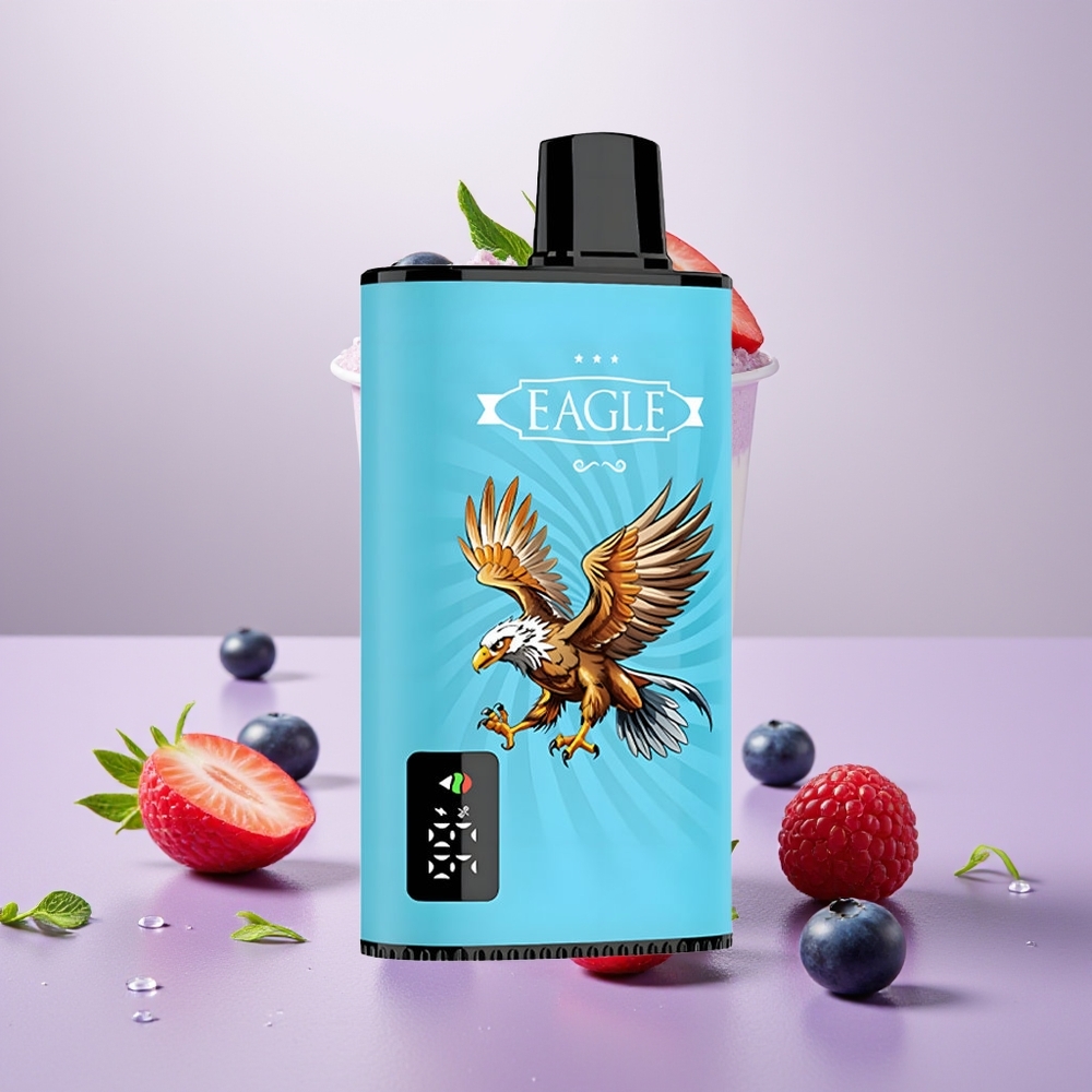 Wholesale Turkey JNR EAGLE Smart 23000 Puffs Digital Screen Type-C Şeftali Ekşi Ahududu