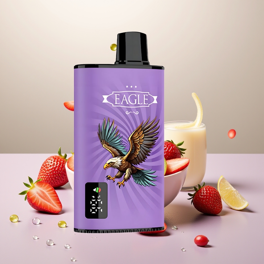 Wholesale Turkey JNR EAGLE Smart 23000 Puffs Digital Screen Type-C Çilek Kivi