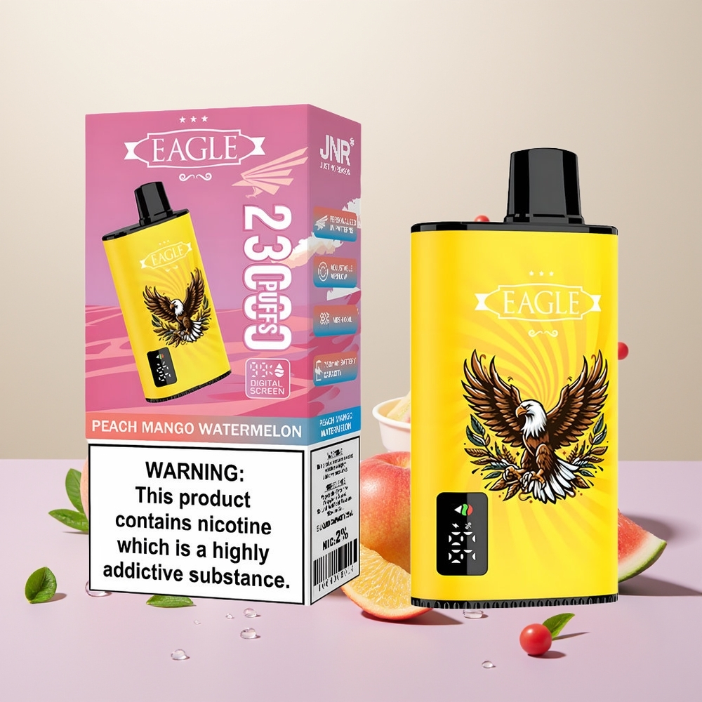 Wholesale Turkey JNR EAGLE Smart 23000 Puffs Type-C Şeftali Mango Karpuz