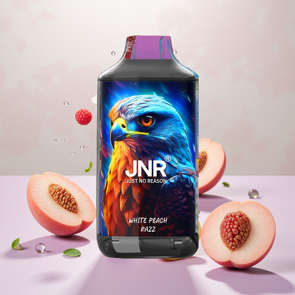 Wholesale Turkey JNR Falcon 16000 Puffs 22ml Beyaz Şeftali Ahududu