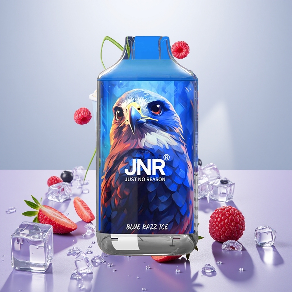 Wholesale Turkey JNR Falcon 16000 Puffs 22ml Mavi Ahududu Buz Tek Kullanımlık Vape