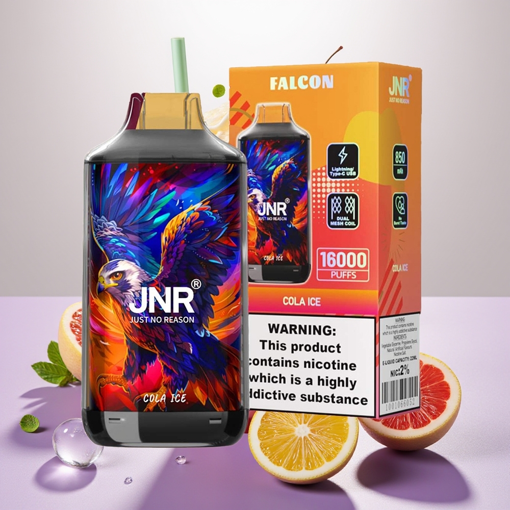 Wholesale Turkey JNR Falcon 16000 Puffs 850 mAh Cola Buz