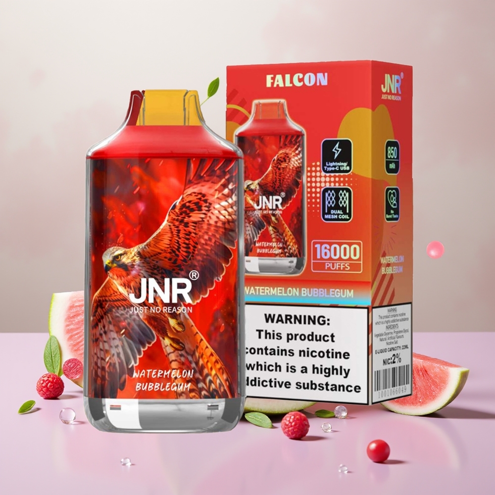 Wholesale Turkey JNR Falcon 16000 Puffs 850 mAh Karpuz Sakız Aroması