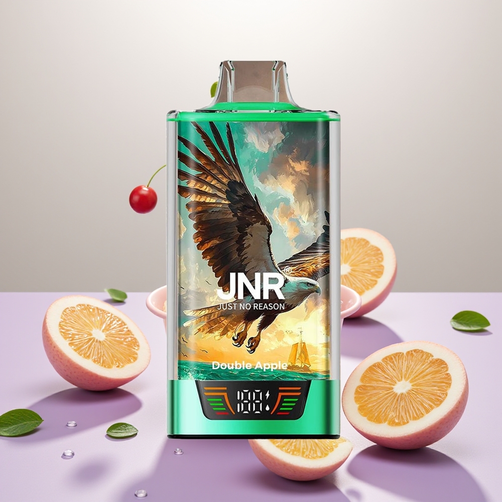 Wholesale Turkey JNR Falcon Pro 28000 30ml 5% Nikotin Çift Elma