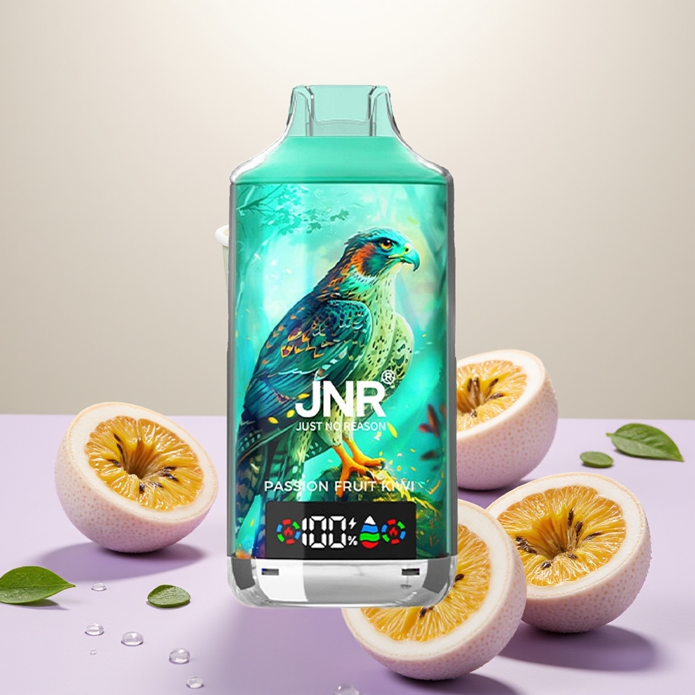 Wholesale Turkey JNR Falcon X 18000 Puffs 24ml Digital Display Çarkıfelek Meyvesi Kivi