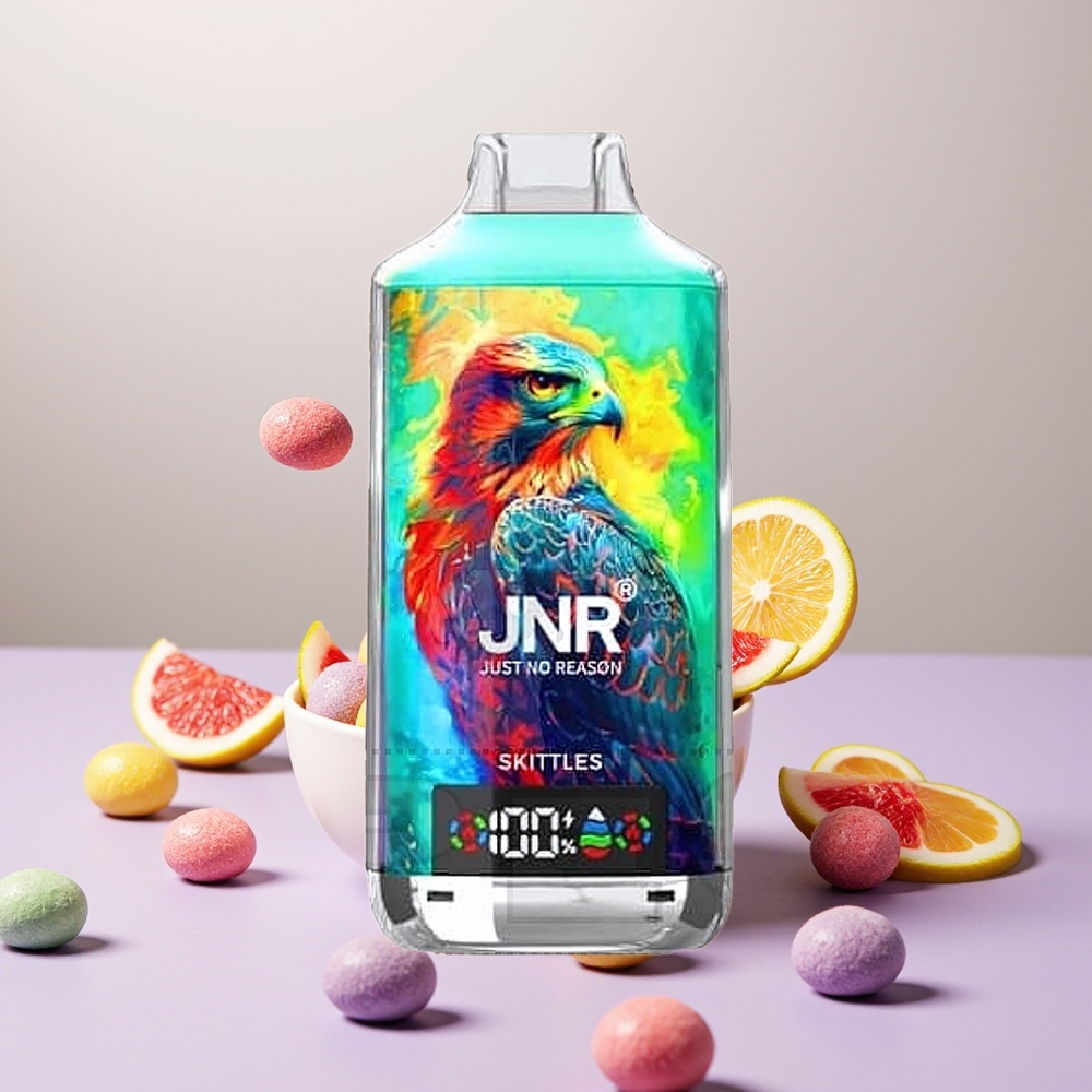 Wholesale Turkey JNR Falcon X 18000 Puffs 24ml Dual Mesh Coil Skittles (Cıncılı)