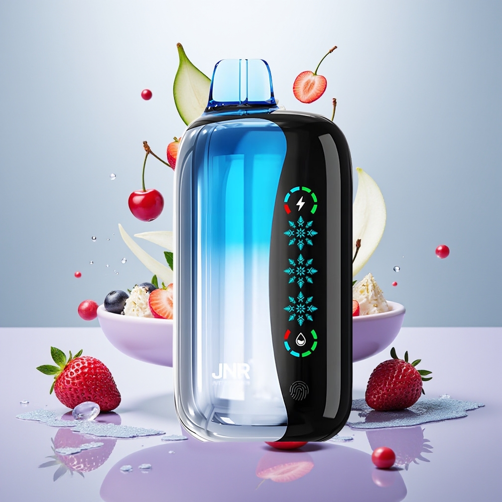 Wholesale Turkey JNR Flex Ice 21000 Puf Ice Adjustable Type-C Mavi Kiraz Patlaması