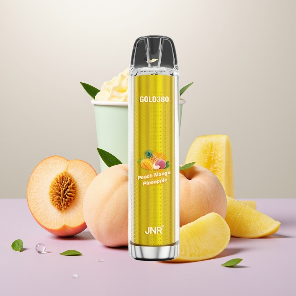 Wholesale Turkey JNR Glod380 6000 Püf 1500mAh Şeftali Mango Ananas Tek Kullanımlık Vape