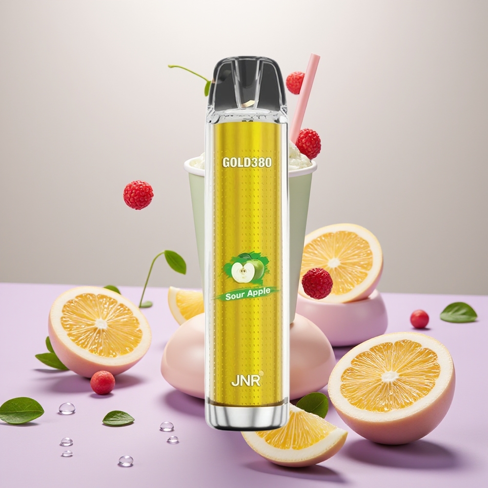 Wholesale Turkey JNR Glod380 6000 Puff 1500mAh Ekşi Elma Tek Kullanımlık Vape