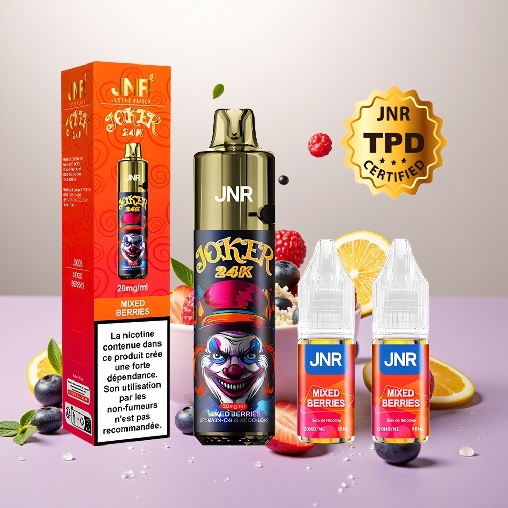 Wholesale Turkey JNR Joker 24000 Puff 800mAh 2% Nikotin Karışık Meyveler Tek Kullanımlık Vape