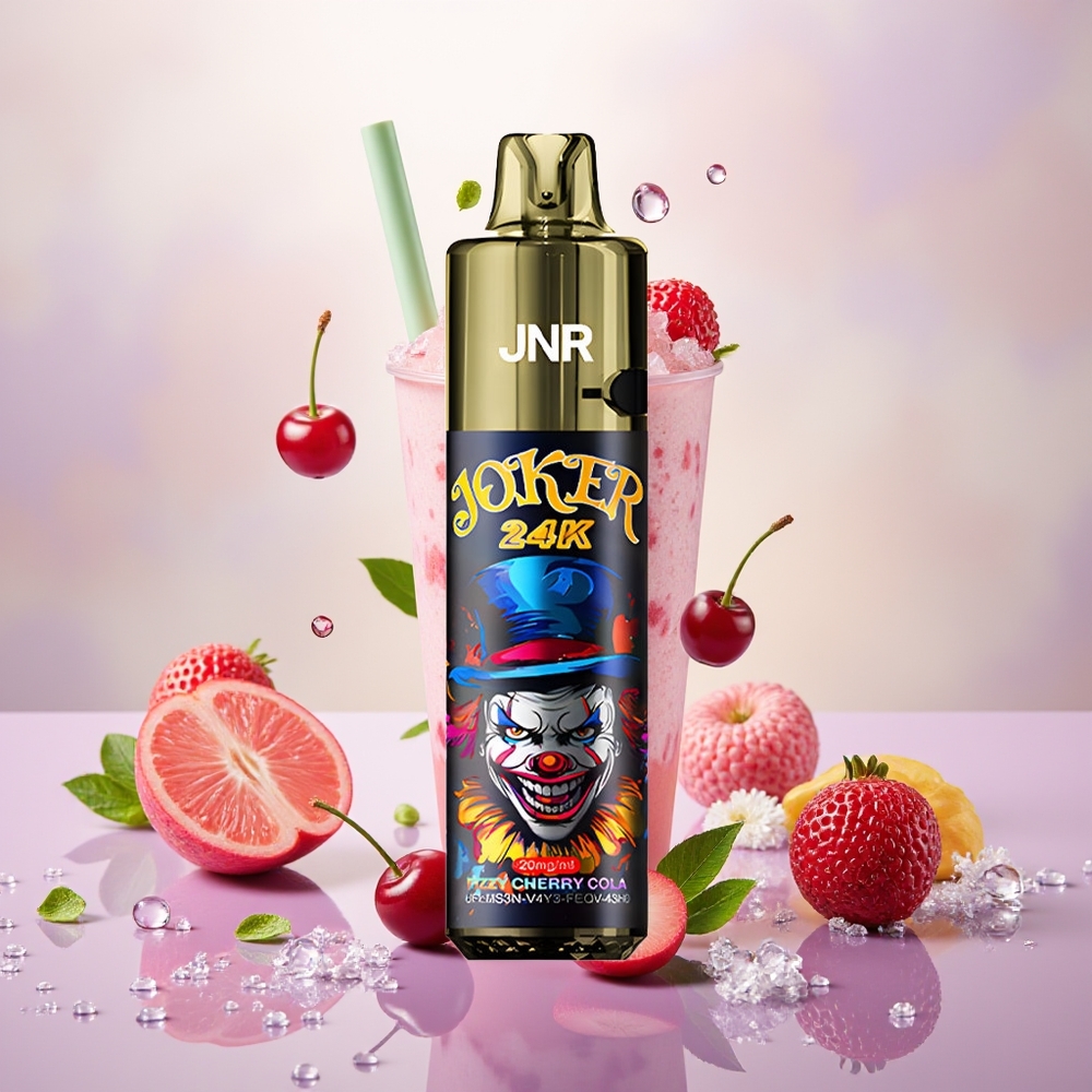 Wholesale Turkey JNR Joker 24000 Puffs 2% Nikotin Gazlı Kiraz Kola Tek Kullanımlık Vape