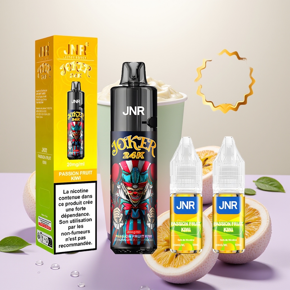 Wholesale Turkey JNR Joker 24000 Puffs 800mAh Passion Fruit Kiwi Çarkıfelek Meyvesi Kivi