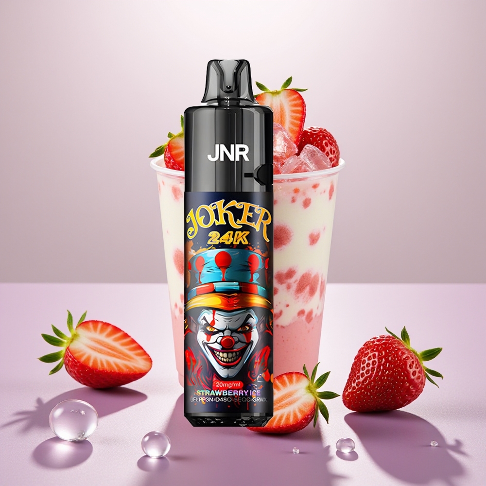 Wholesale Turkey JNR Joker 24000 Puffs Çilek Buz Tek Kullanımlık Vape
