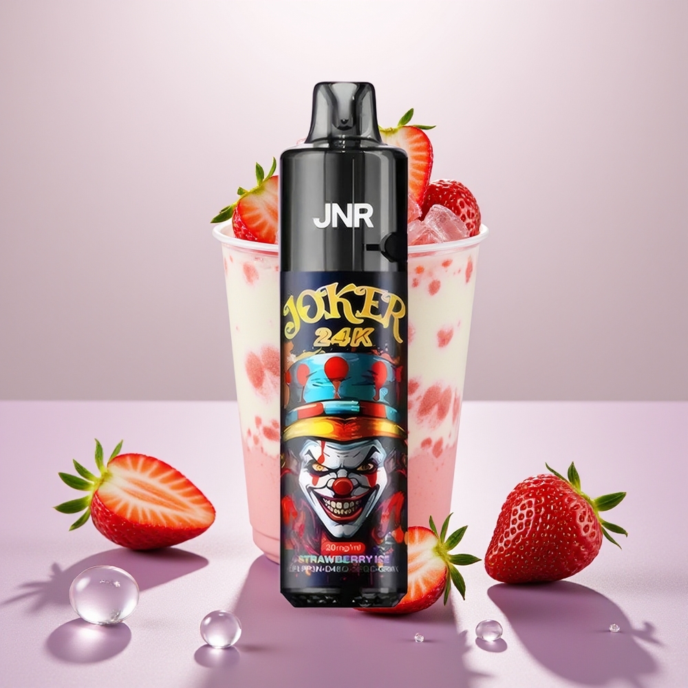 Wholesale Turkey JNR Joker 24000 Puffs Çilek Buz Tek Kullanımlık Vape