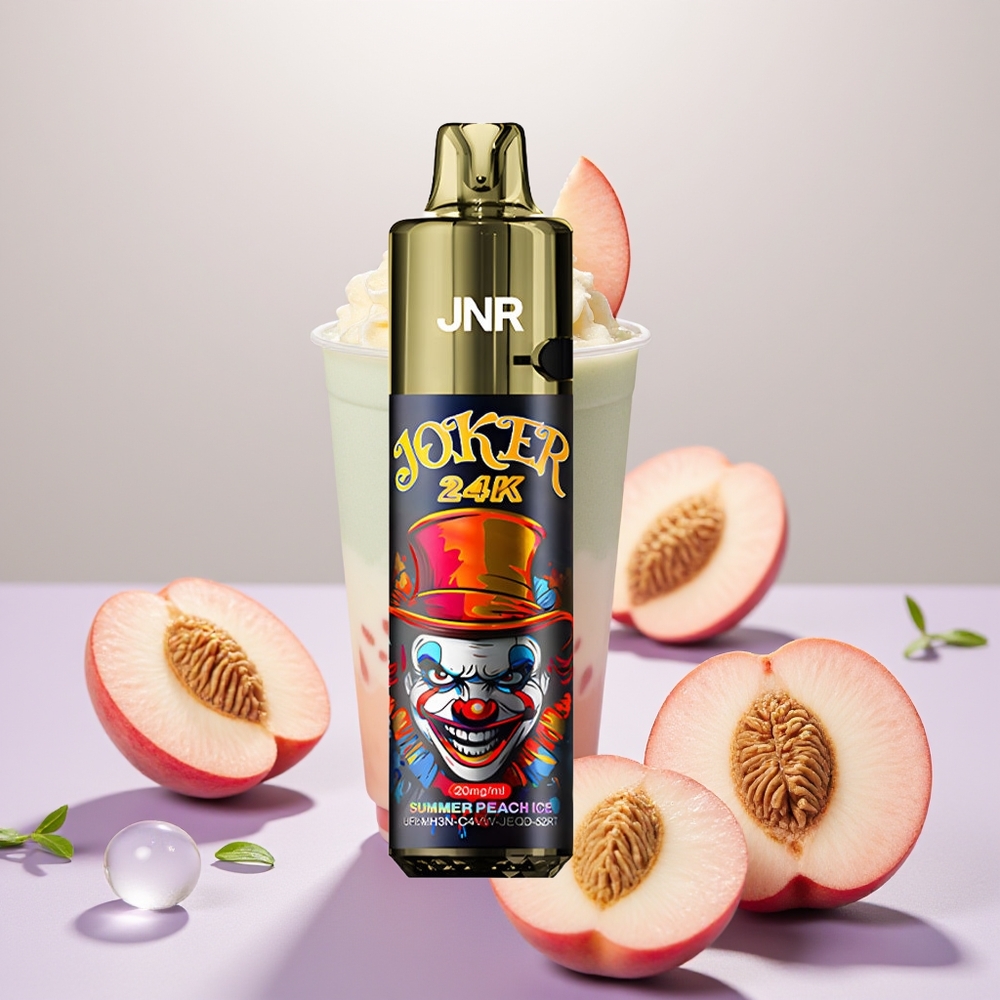 Wholesale Turkey JNR Joker 24K Puffs 2% Nikotin 800mAh Şeftali Buz