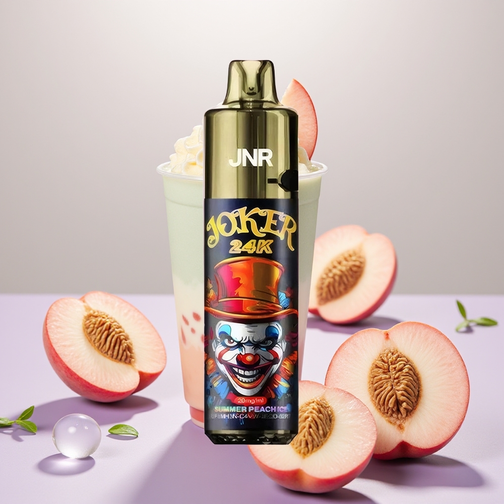Wholesale Turkey JNR Joker 24K Puffs 2% Nikotin 800mAh Şeftali Buz