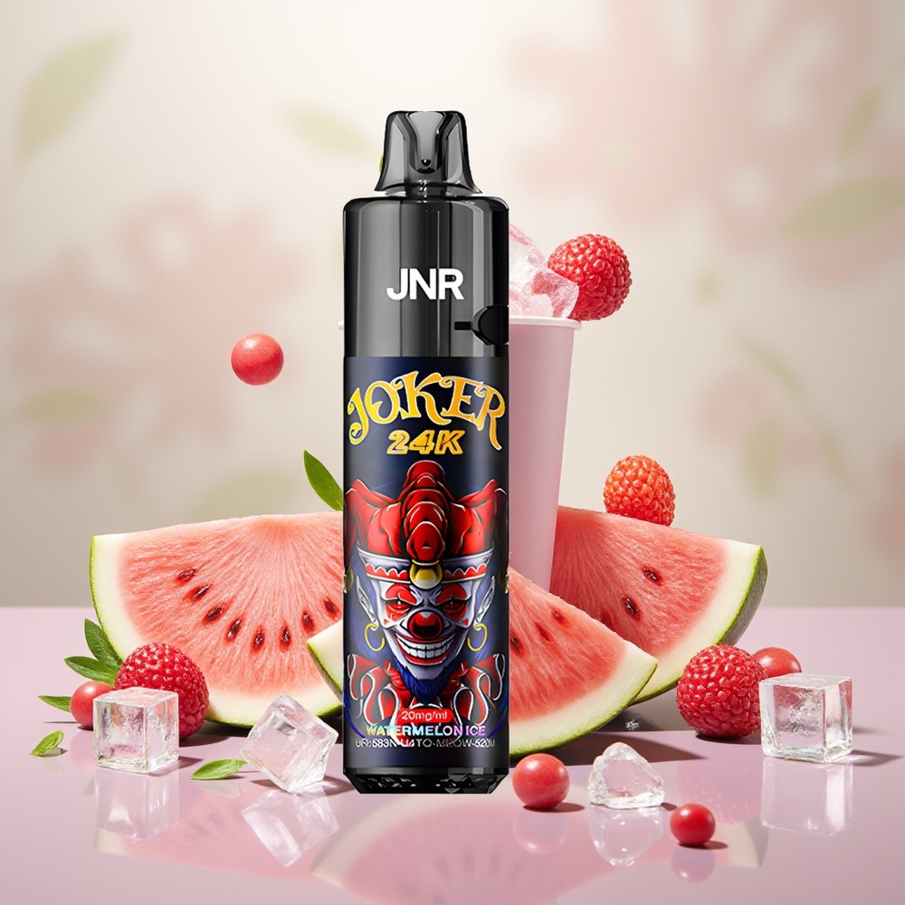 Wholesale Turkey JNR Joker 24K Puffs 800mAh 2% Nikotin Karpuz Buz Tek Kullanımlık Vape