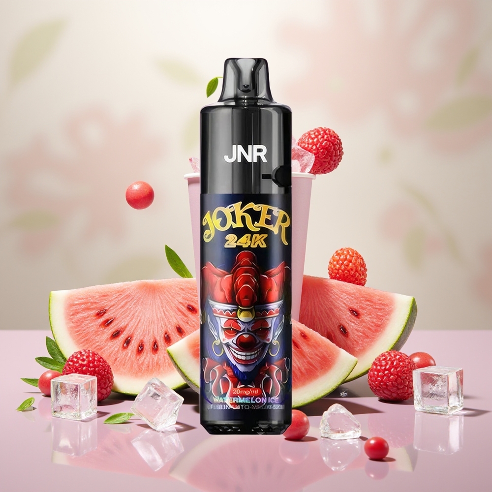 Wholesale Turkey JNR Joker 24K Puffs 800mAh 2% Nikotin Karpuz Buz Tek Kullanımlık Vape