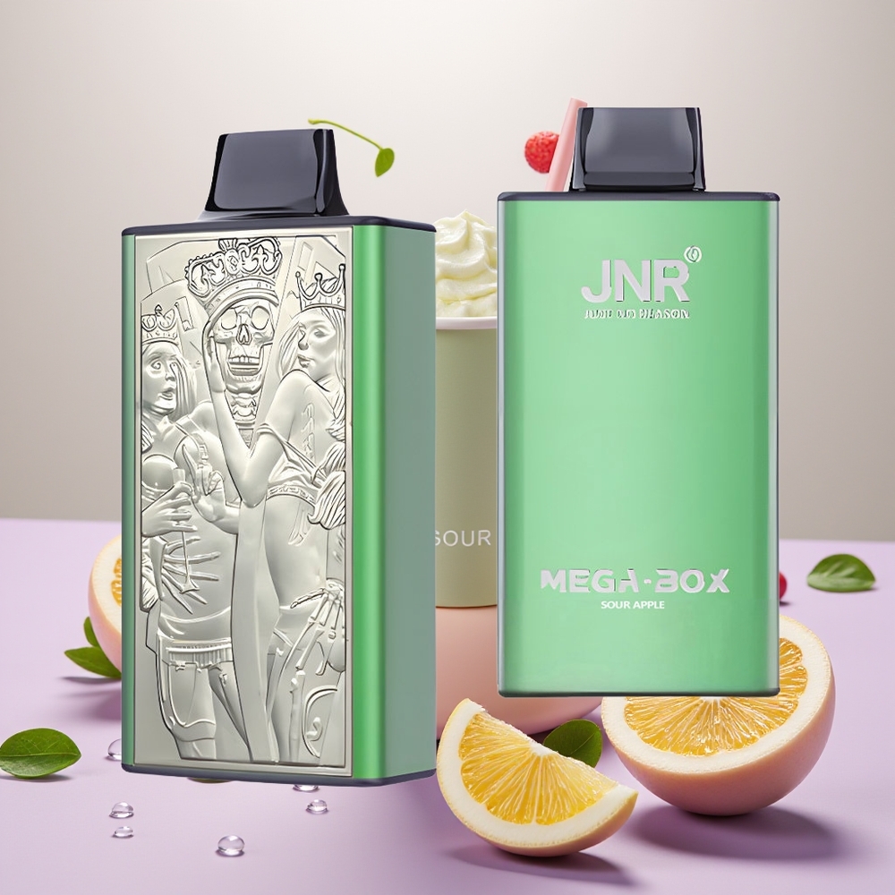 Wholesale Turkey JNR Mega Box 25000 Puffs 30ml Ekşi Elma Tek Kullanımlık Vape