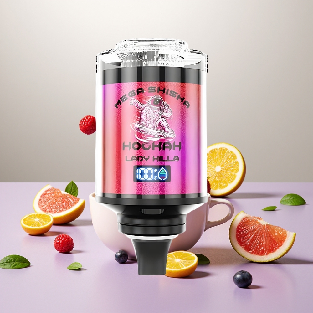 Wholesale Turkey JNR Mega Shisha Hookah 100K 2200mAh Lady Killa