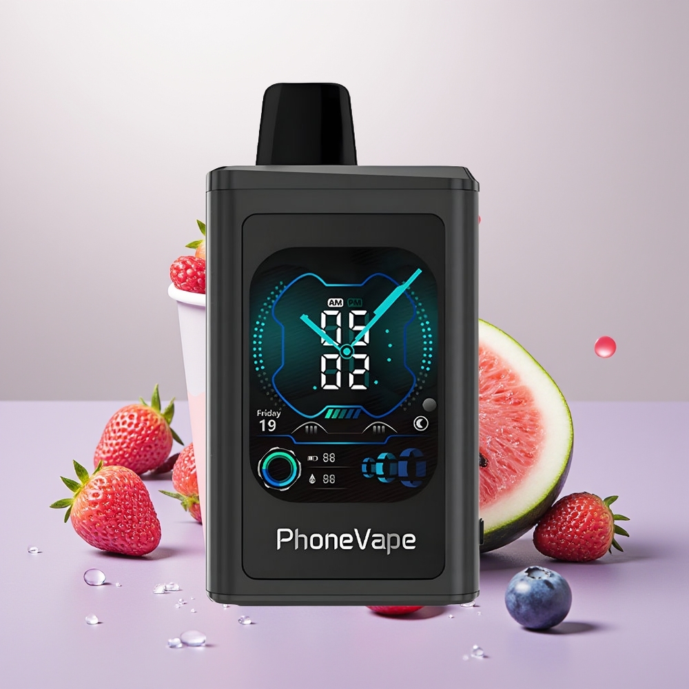 Wholesale Turkey JNR PhoneVape 30000 puf Turbo Mode ve Adjustable Airflow Yaban Mersini Karpuz